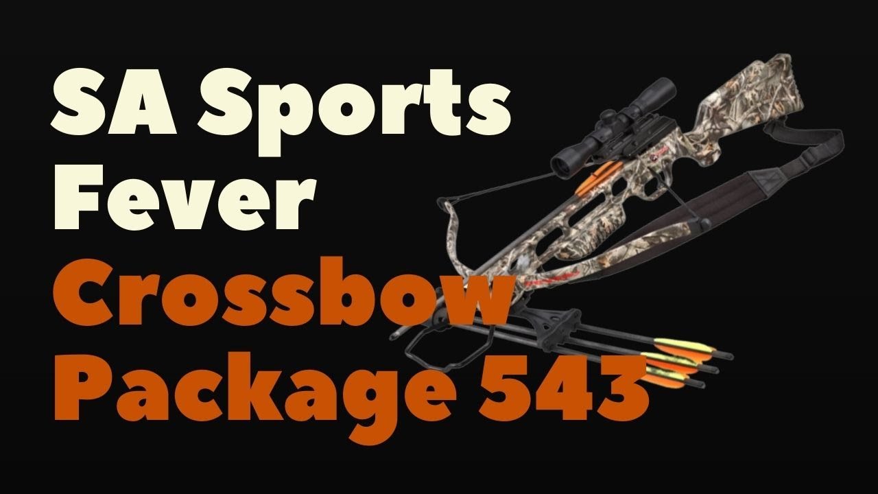 SA Sports Fever Crossbow Package 543 YouTube