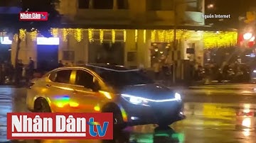 Bắt khẩn cấp lái xe ô tô drift trước Nhà hát lớn Hà Nội | Giao thông 24h