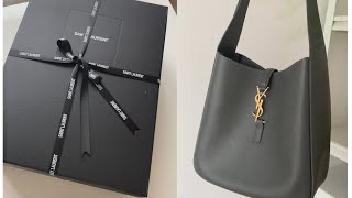 UNBOXING YSL SHOULDER HOBO BAG