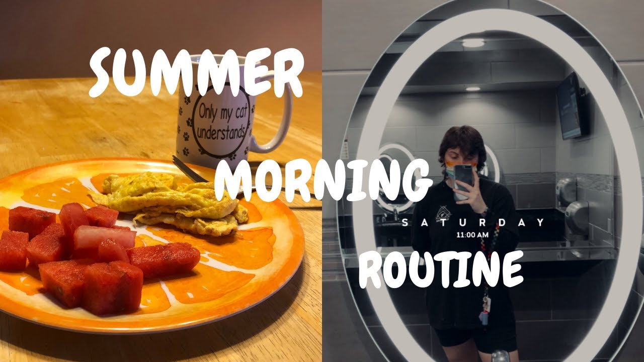 7AM SUMMER MORNING ROUTINE: early morning, working out, healthy ...
