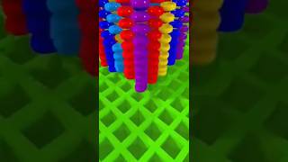 satisfying wheels fall into grid#roblox#3danimation#roblox