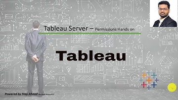 Tableau Server (Part 9) - Tableau Permissions Hands on Tab Tableau | RahulTiwari |