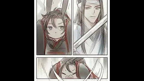 [COMICS ART] Lan Wangji & cute bunny Wei ying||Mo Dao Zu Shi 🐰❤🦁💜