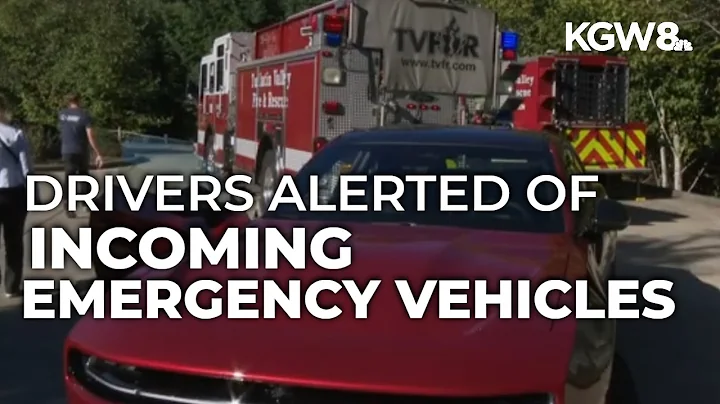 New alert system notifies drivers about fire engines on the road