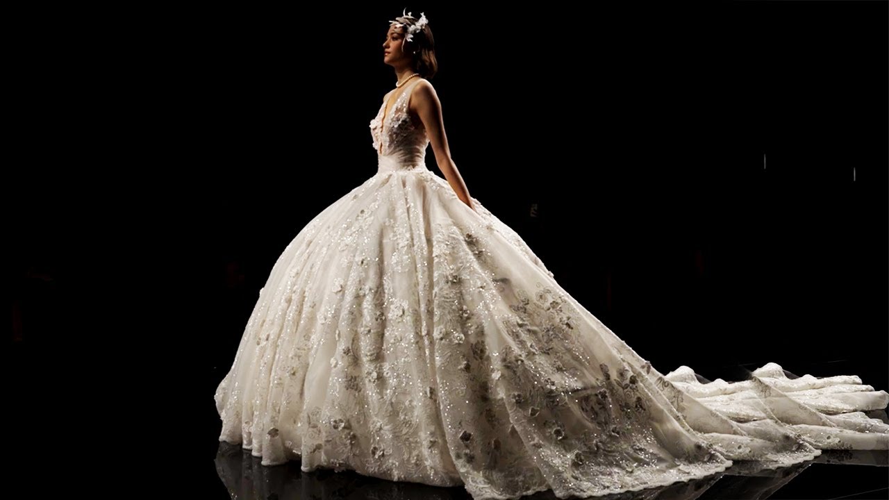 Bridal Dress - Off Shoulder Design with Crystals – Blini Fashion House