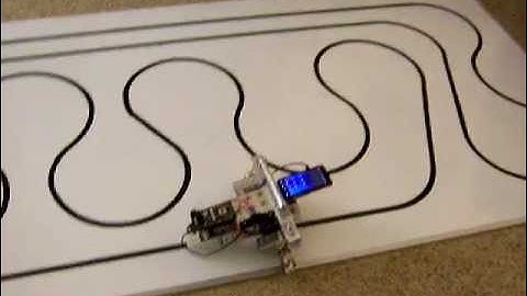 Way overkill line follower robot using Android smartphone video and Arduino microcontroller