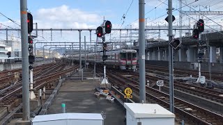 【 スイッチバック 】 キハ189系 特急 はまかぜ 姫路駅 発車