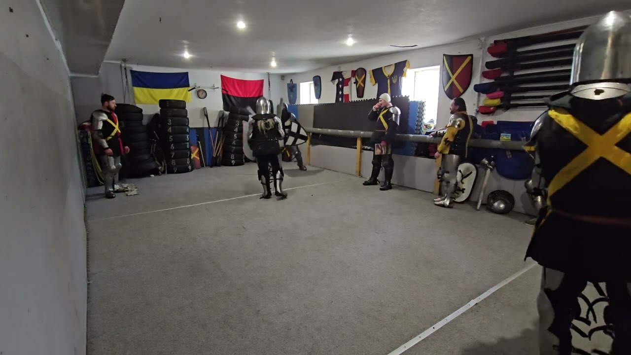 Відкрите тренування в обладунках 01.03.26. Щит-меч. Відео 13
