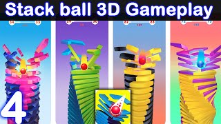 Stack ball 3D by Azur games | Best game of 2020 - Gameplay (IOS , Android) | MG Games screenshot 3