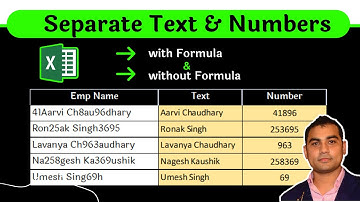 How to extract numbers from text in excel | Extract number formula excel | Extract number from cell