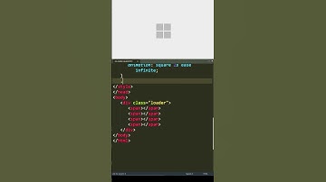 CSS Square Shape Loader | Loading Animation #coding #animation