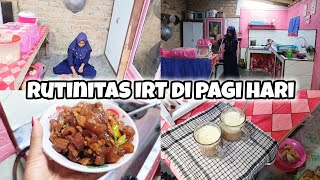 MORNING HOUSEWIFE ROUTINE||COOKING A SIMPLE MENU||TISING UP
