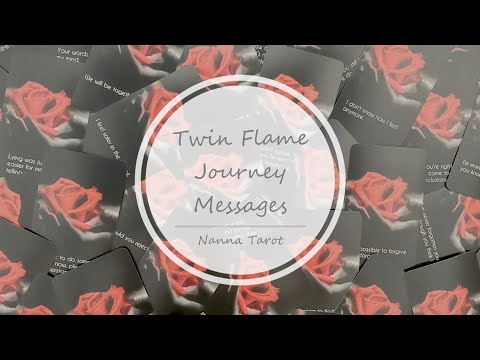 開箱 🥀 雙生火焰旅程訊息卡 • Twin Flame Journey Messages // Nanna Tarot