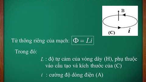 Vật lí 11: Tiết 46:  Suất điện độngcảm ứng Tự cảm (Cô Thu Hà)