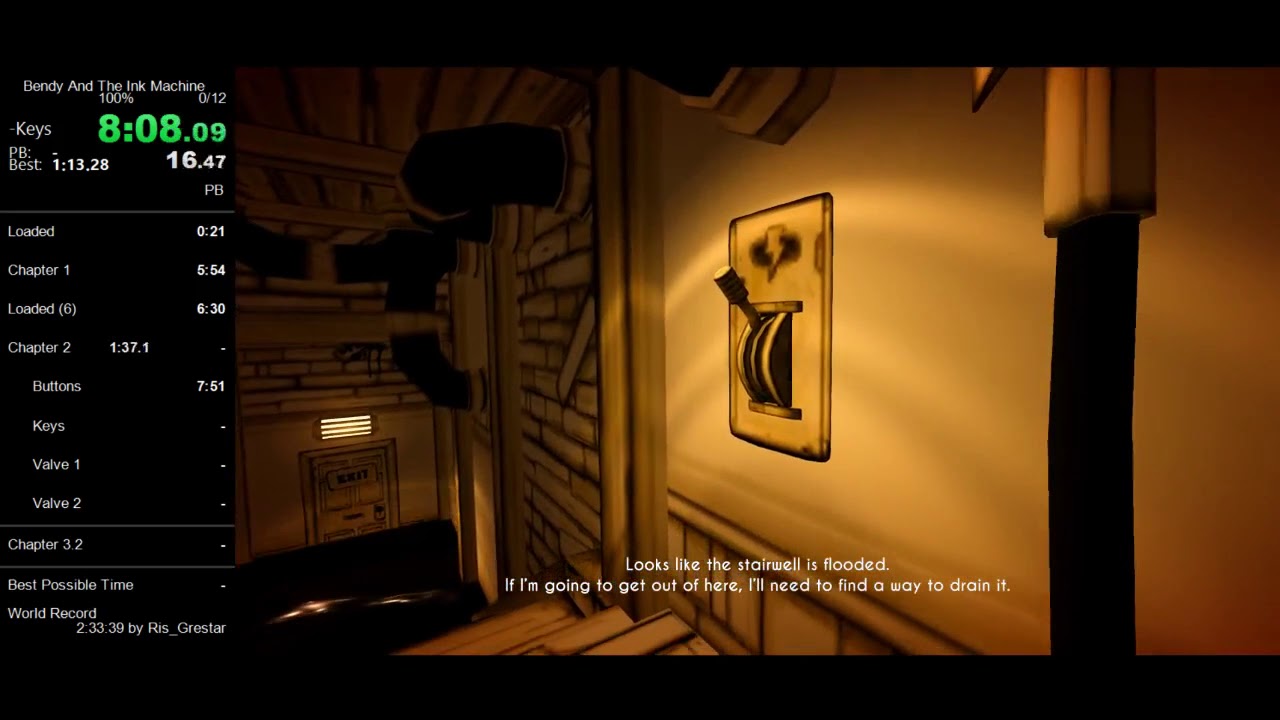 Bendy and the Ink Machine All Achievements Speedrun in 