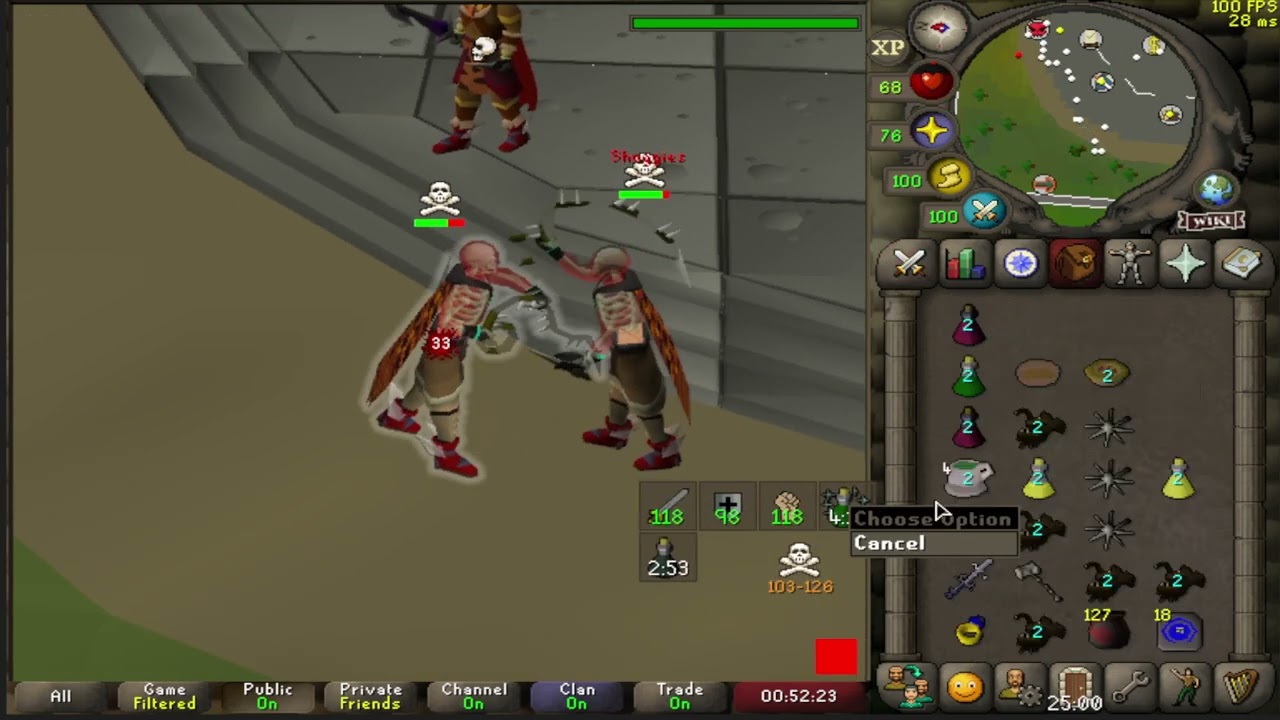 osrs - 100m pk no arm (full clip)