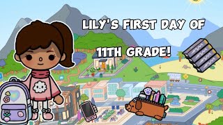 Lily's first day of school! 🎒📚