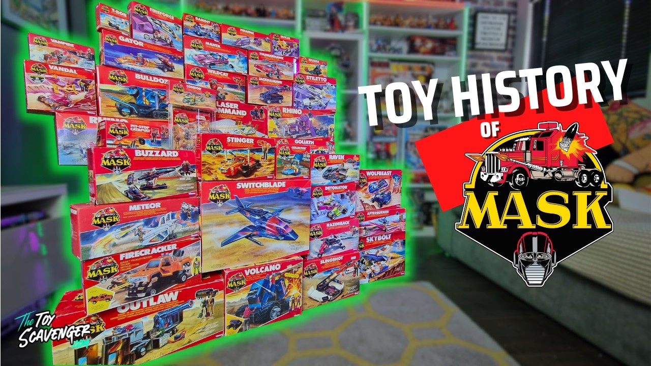 The Complete Toy History of MASK - Every Kenner Vehicle & Secret You Missed