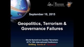 Geopolitics, Terrorism & Governance Failures - ICT15