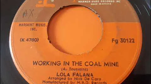 Lola Falana  Working in a coal mine