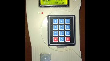 ARDUINO - ALARMA PIR TECLADO Y MANDO REMOTO