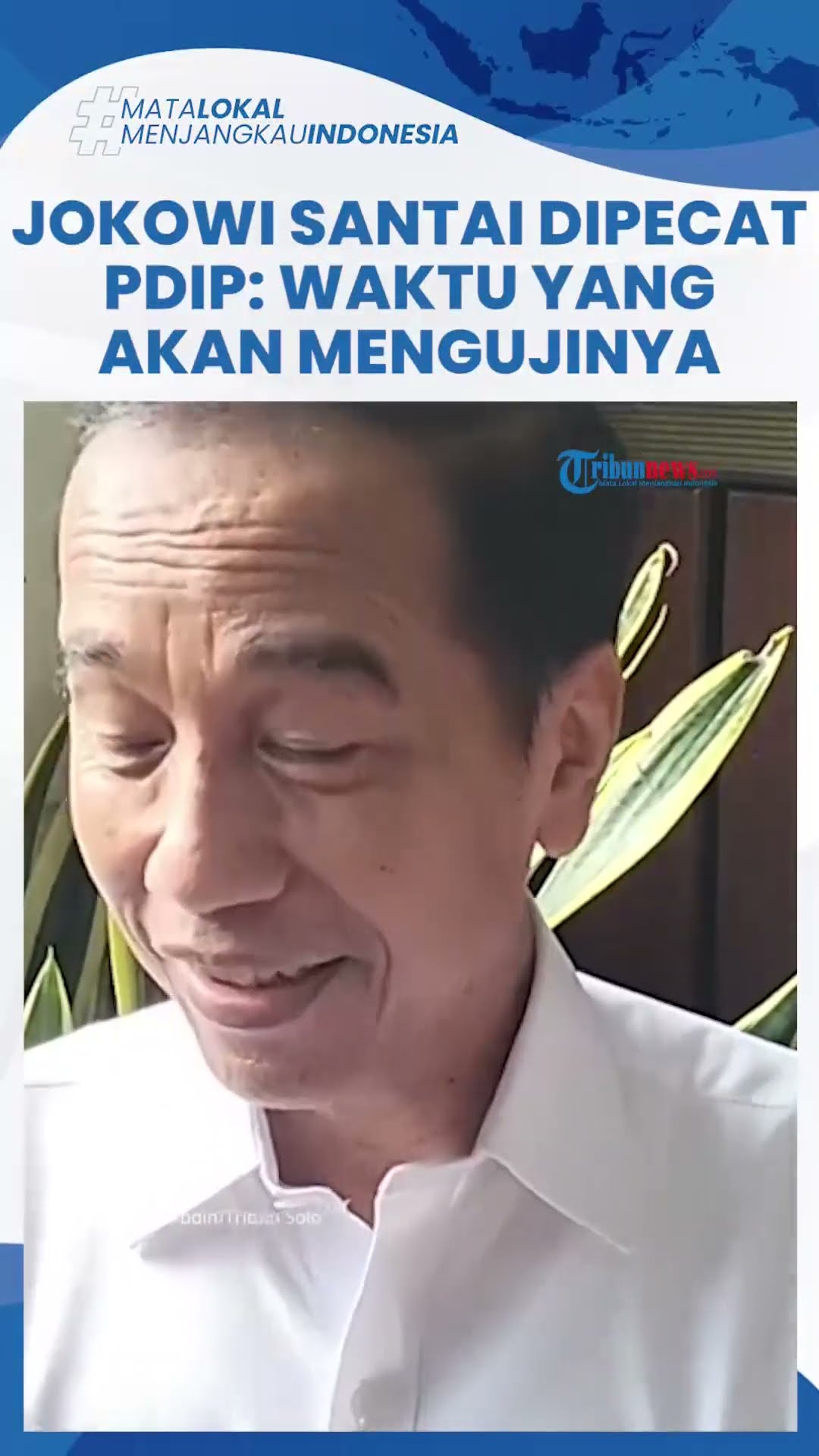 Reaksi Santai Jokowi, Akui Tak Masalah Dipecat Megawati dari PDIP, Singgung Kini Partai Perorangan