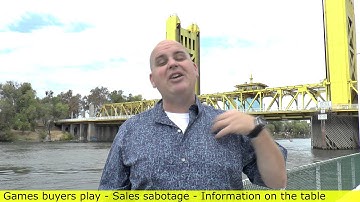 How to close more sales by knowing leaked information & Games buyers play - Scott Sylvan Bell