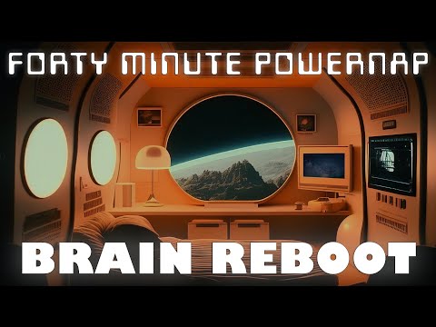 40 Minute BRAIN REBOOT Power Nap Rhythmic Entrainment Session (15 Min Sleep Onset) - With Alarm