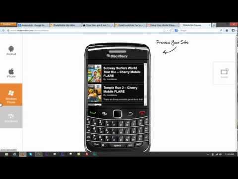Como fazer Mobile Website com Dudamobile