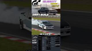 Nissan Sileighty SR20DET Drift Tune (no swap!) Gran Turismo 7 Setup #granturismo7 #simdrifting
