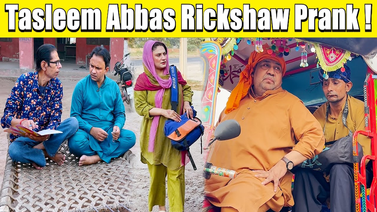Tasleem Abbas and Soni Best || Tasleem Abbas Soni Rikshaw Funny Show@TasleemAbbasOfficial