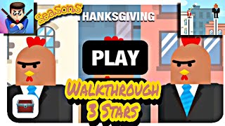 Mr Bullet - Spy Puzzle Seasons Thanksgiving - Walkthrough Gameplay Guide 3 Stars -All Level Complete screenshot 5