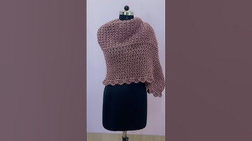 Crochet Shawl.. tutorial up on my channel 🍁🍂