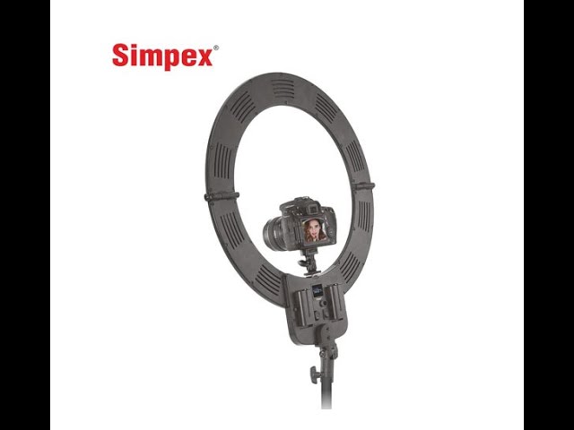 Buy Simpex LED Ring Light 18 inch, Dimmable 3200k-5600K, Studio Lighting  with Phone Holder, Hot Shoe, Carrying Bag for Makeup Artist, YouTube Videos  Online at desertcartINDIA