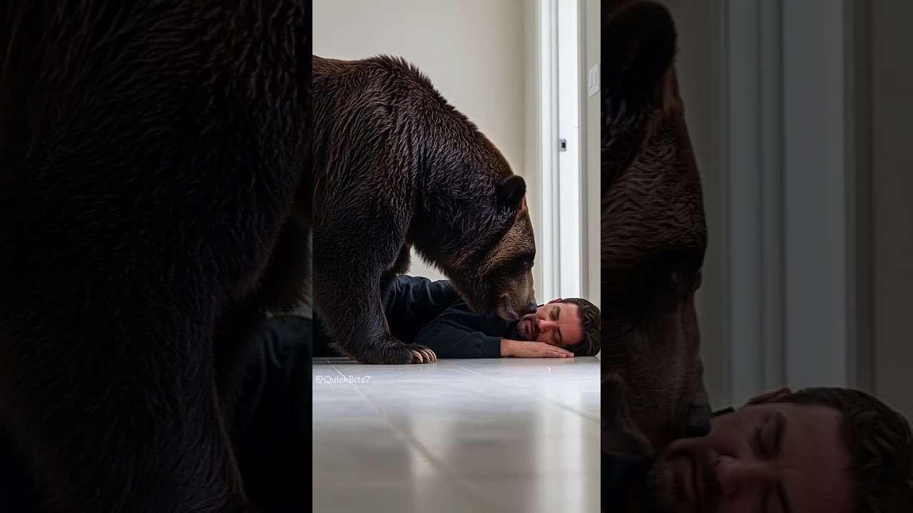 Man Plays Dead After Bear Breaks Into His House
