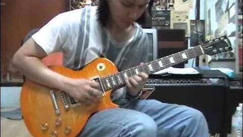 GIBSON LP GARY MOORE SIGNATURE GUITAR (REST IN PEACE)