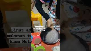 Linut makanan tradisi kaum Melanau di Sarawak