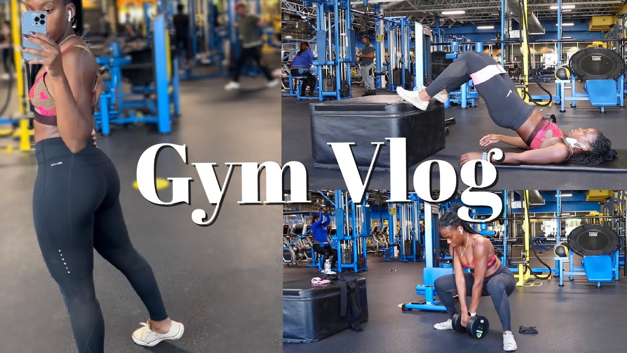 My Glutes day gym workout Vlog | Tashana Charles - YouTube