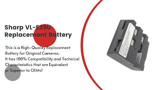 Replacement Battery for Sharp VL-E39U