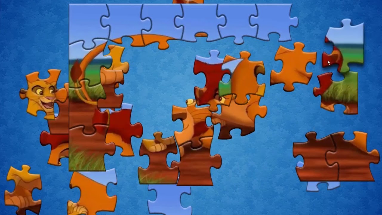 Lion King Puzzle Games For Kids YouTube