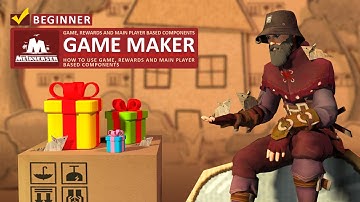 Metaverser Game Maker - Using Game, Reward and Main Player Components