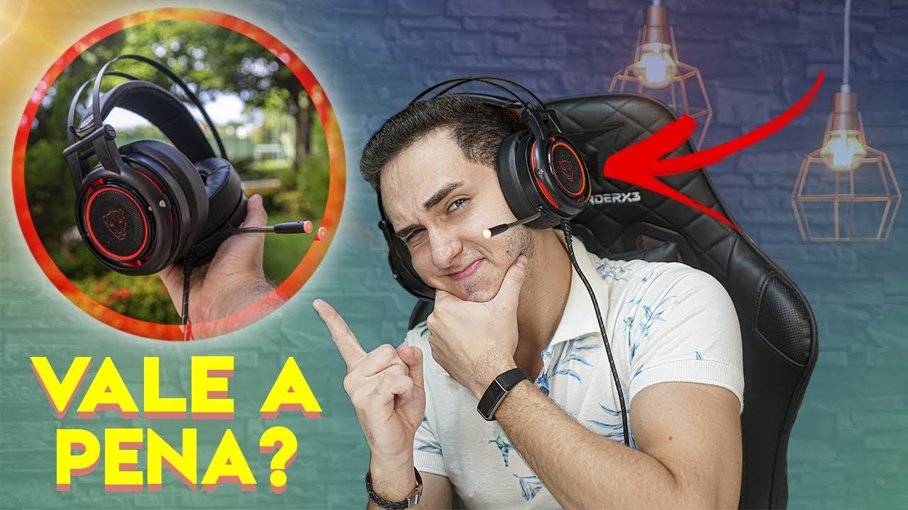 Headset BOM e BARATO por menos de R$200! VALE a PENA mesmo? | MotoSpeed H18 (Análise/Review)
