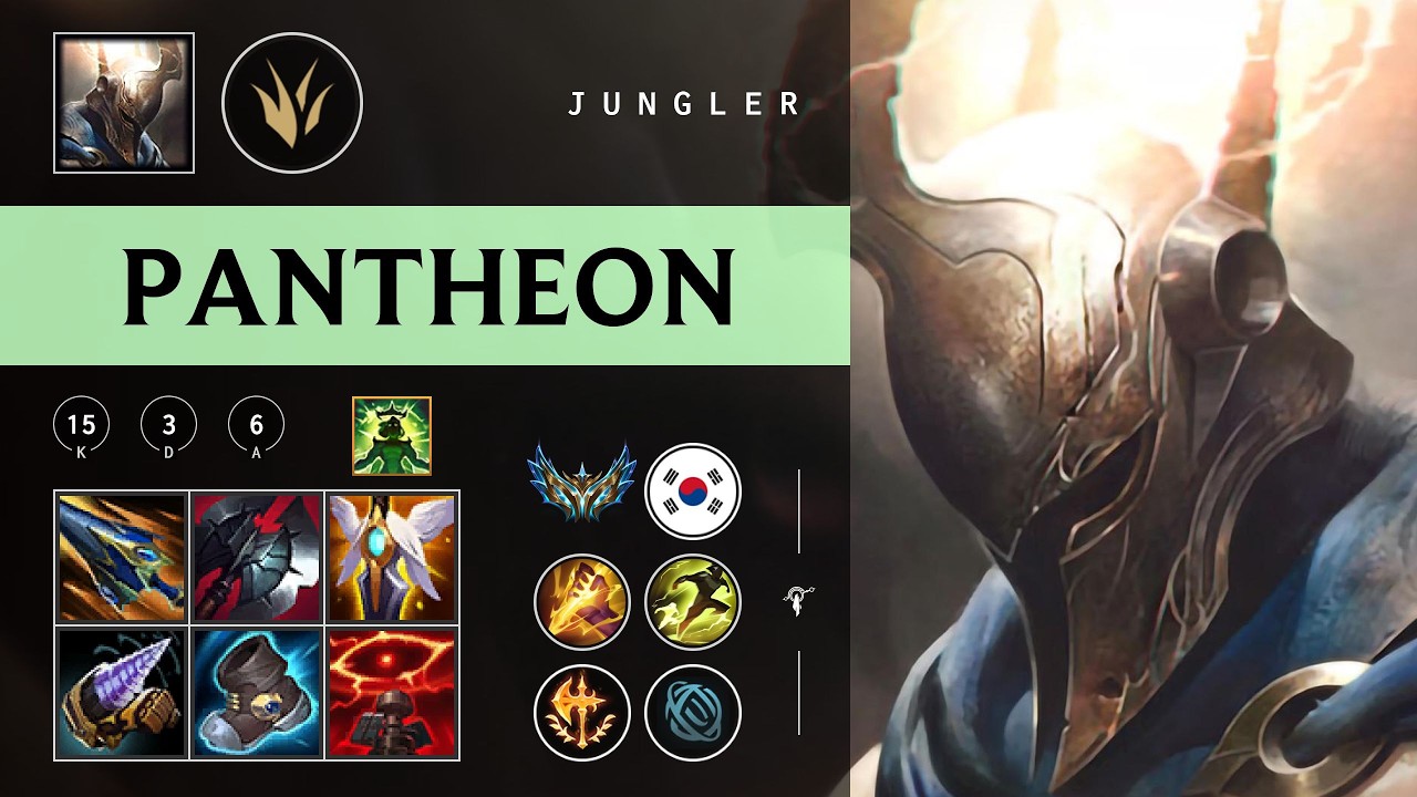 Pantheon Jungle vs Wukong - KR Challenger Patch 26.04