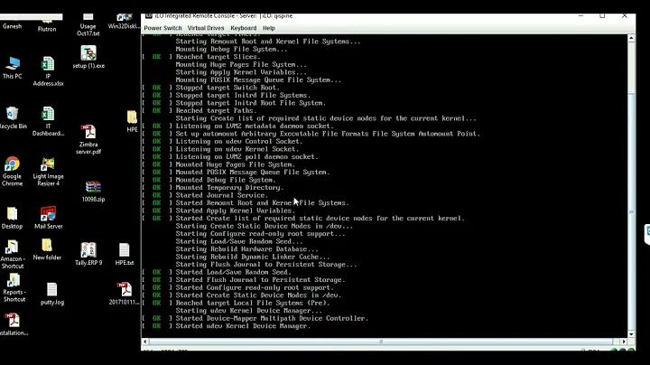 Installing CentOS 7 on HPE DL60 with B140i Smart Array Controller with Raid1