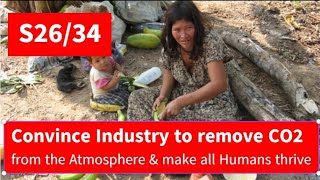 S26/34 Activists can convince Industry to remove fossil CO2 from atmosphere &amp; make all Humans thrive