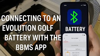 How to connect to your Evolution Golf Cart Battery using the BBMS app on your phone.  screenshot 5