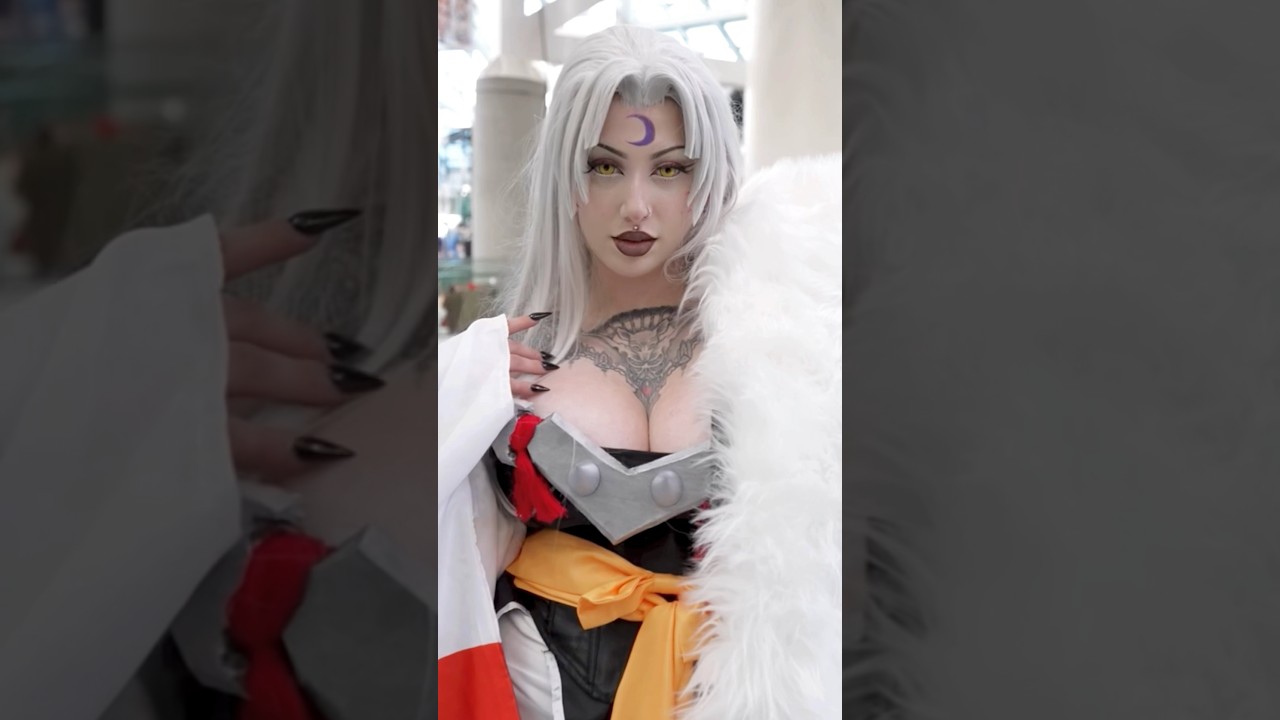 Sesshomaru cosplay at anime expo🤍 🎥 by @DTJAAAAM 🖤 #sesshomaru #cosplay #animeshorts