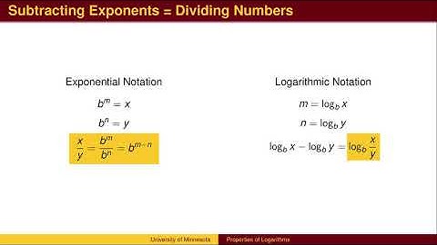 BA 6.2 - Properties of Logarithms