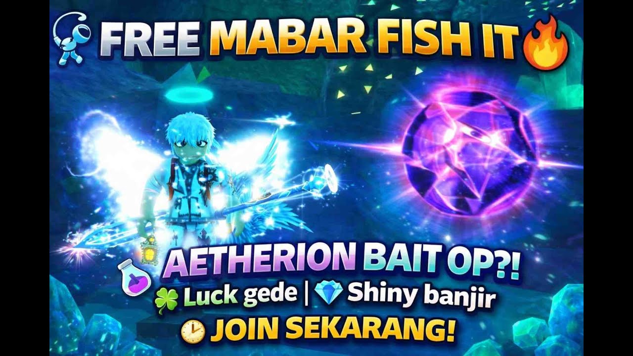 FISH IT FREE X8 + WHEN YAA AETHERION BAITS :) [ FISH IT - ROBLOX ] 