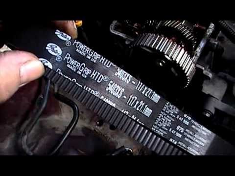 TOYOTA TIMING BELT installation on a toyota carina 1,6  4A-FE model